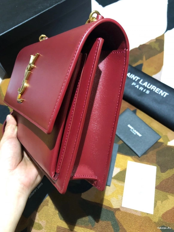 LEATHER SMOOTH SUNSET YSL SATCHEL MEDIUM IN 0721